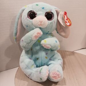 Ty Beanie Bellies  SKIPPY  Blue Spring Easter Bunny NEW!